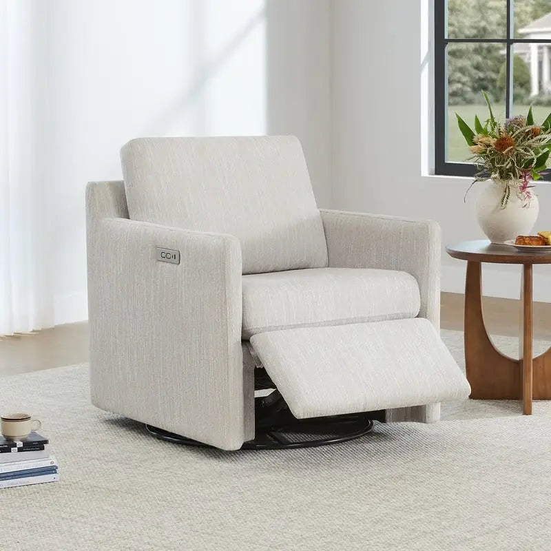 Fauteuil inclinable pivotant motorisé Nora Fauteuil d'appoint dossier au mur