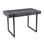 Bureau Hackney en bois noir de transition SEI Furniture