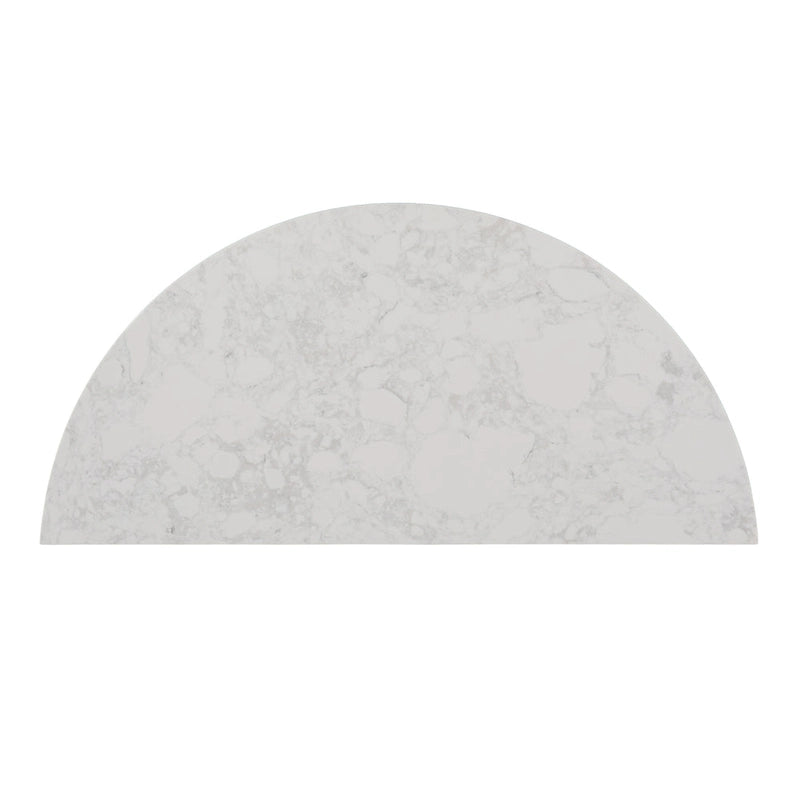 Table console à deux niveaux en bois naturel Carmona de SEI Furniture