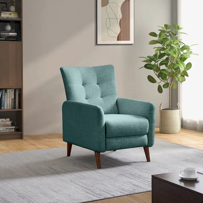 Fauteuil inclinable manuel Aurora Comfy avec base en bois