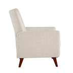 Fauteuil inclinable manuel Aurora Comfy avec base en bois