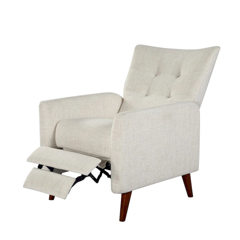 Fauteuil inclinable manuel Aurora Comfy avec base en bois