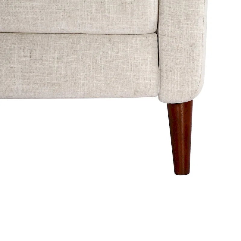 Fauteuil inclinable manuel Aurora Comfy avec base en bois