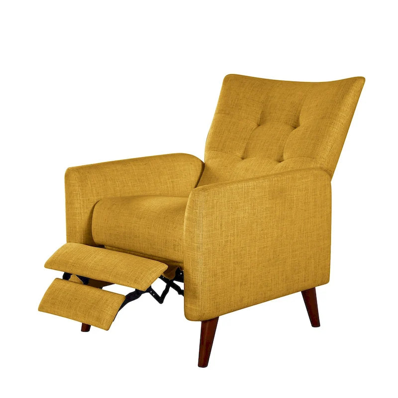 Fauteuil inclinable manuel Aurora Comfy avec base en bois