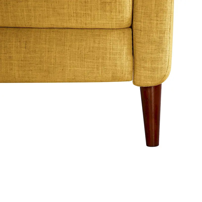 Fauteuil inclinable manuel Aurora Comfy avec base en bois