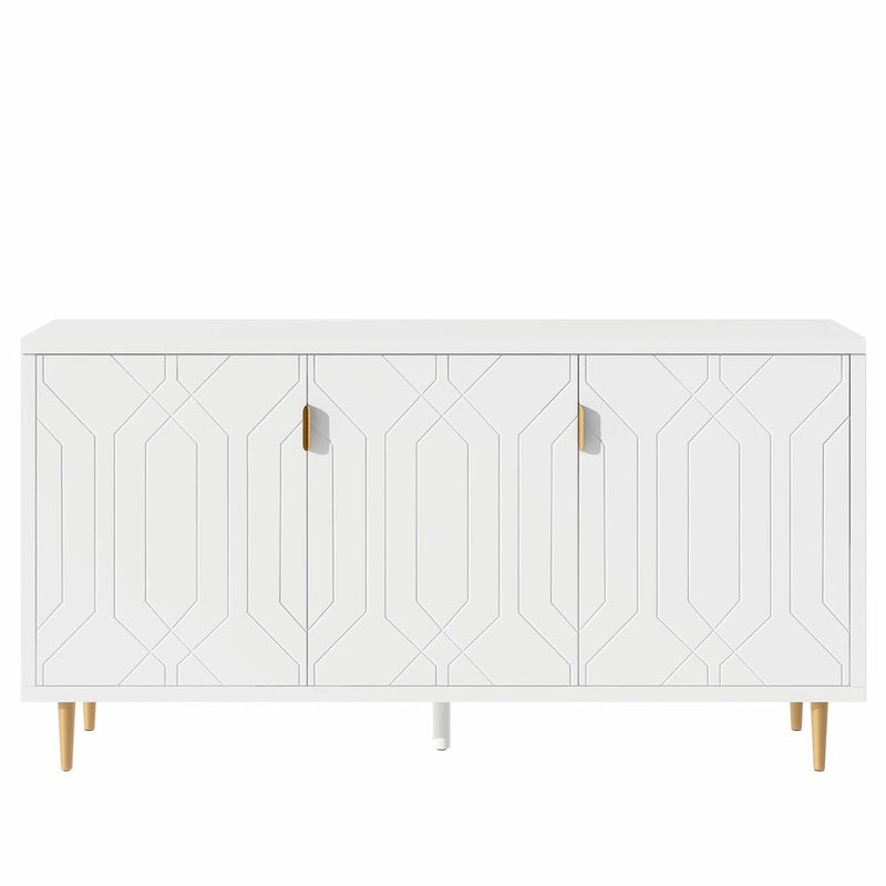 Meuble TV contemporain pour téléviseurs jusqu'à 70 pouces, meuble multimédia