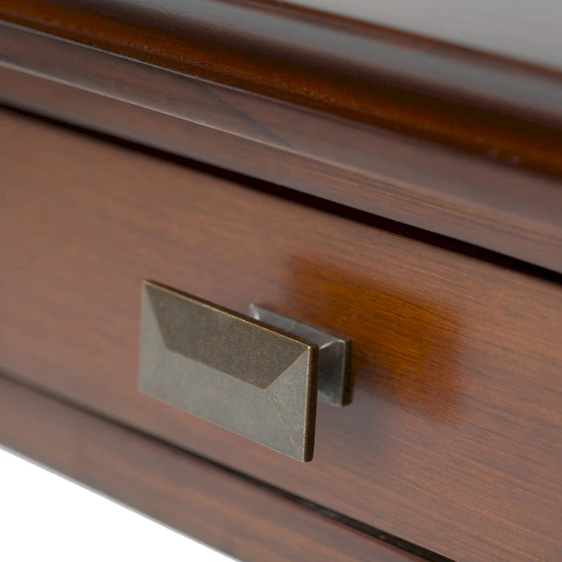 WYNDENHALL Stratford Table d'appoint carrée de style transitoire en BOIS MASSIF de 53,3 cm de large