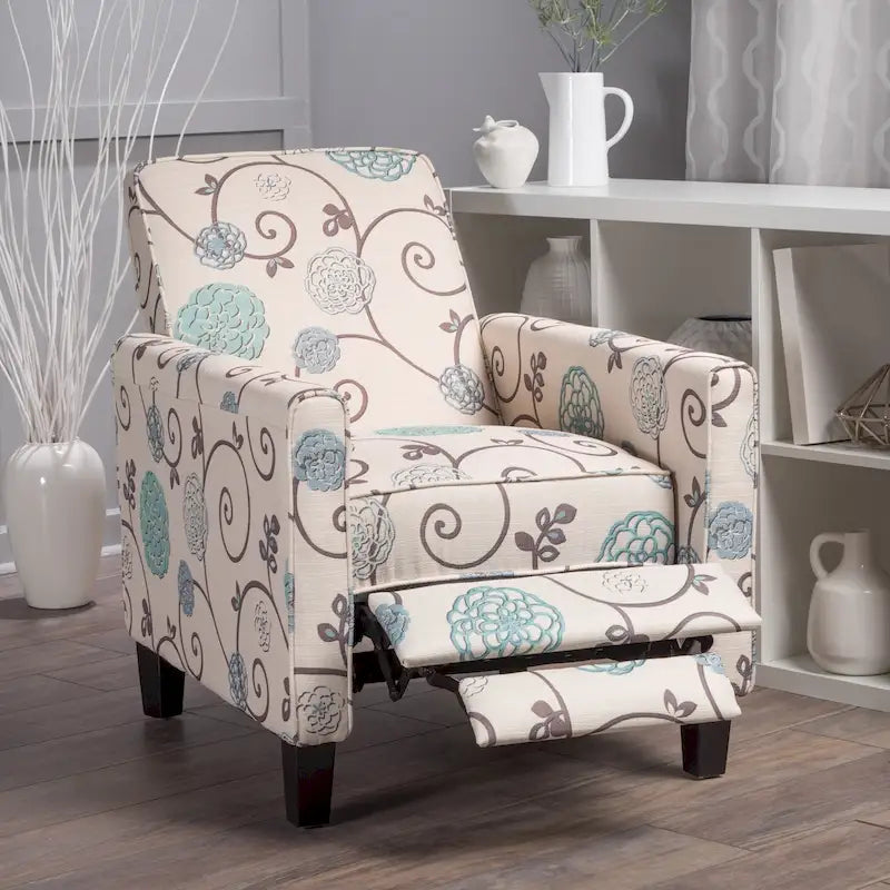 Fauteuil inclinable Darvis Floral Club de Christopher Knight Home