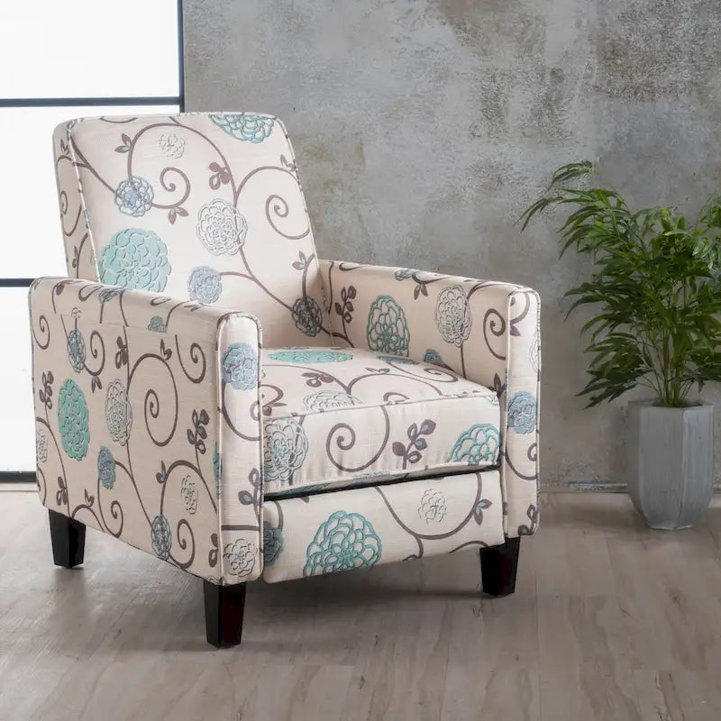 Fauteuil inclinable Darvis Floral Club de Christopher Knight Home