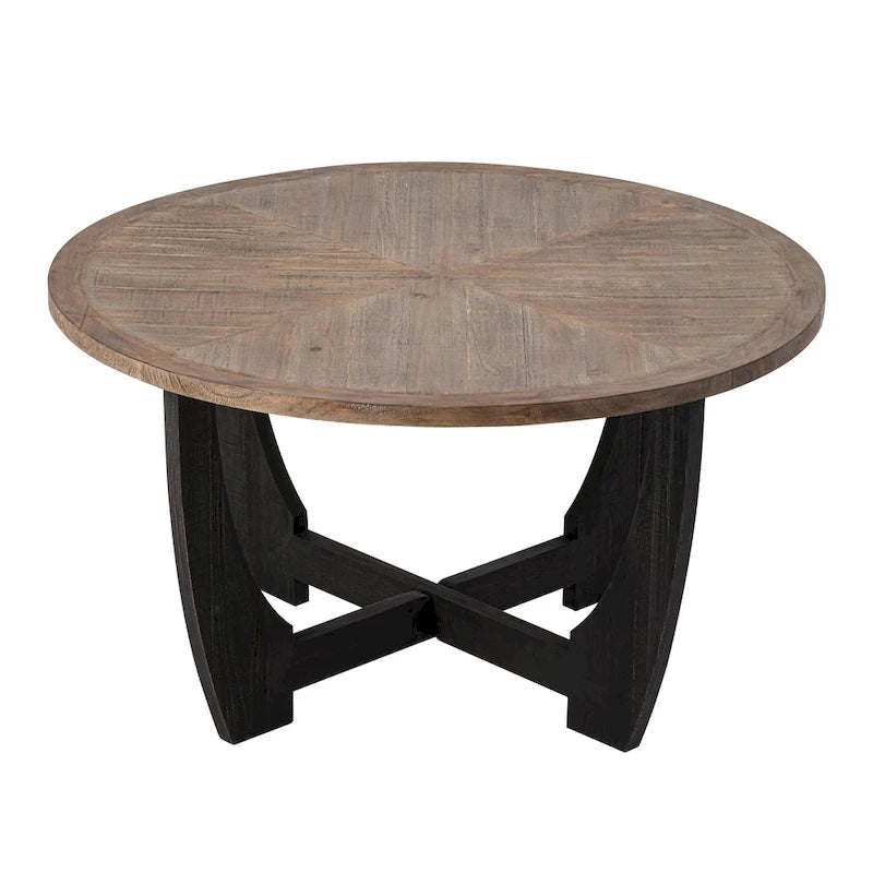 Table d'appoint rustique COZAYH, table basse d'appoint de style campagne française pour la famille, petits espaces