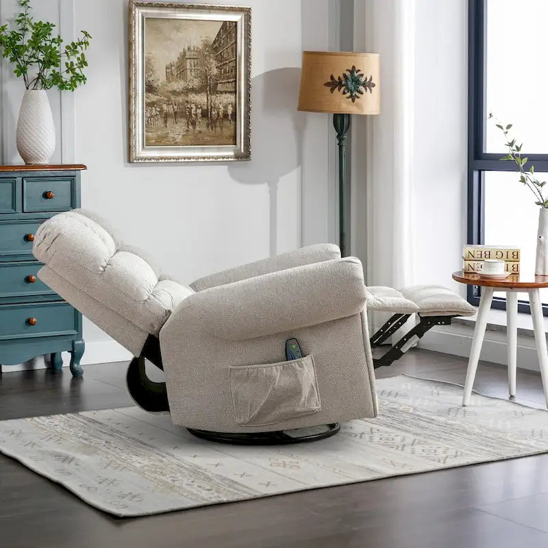 Fauteuils inclinables pivotants surdimensionnés pour homme fort