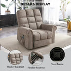 Fauteuils inclinables pivotants surdimensionnés pour homme fort