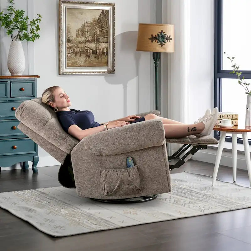 Fauteuils inclinables pivotants surdimensionnés pour homme fort
