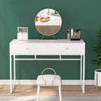 Bureau de travail et d'étude de 120 cm avec 2 tiroirs de rangement