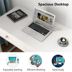 Bureau de travail et d'étude de 120 cm avec 2 tiroirs de rangement